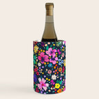 Millefleurs Spring Little Flowers Folky Navy Wine Chiller Gallery Image 2
