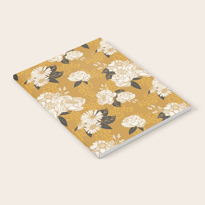 Glam Florals - Gold Notebook Gallery Image 1