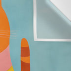 Hungry Cats Fish Feast Wall Tapestry Gallery Image 3