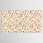 Dinosaurs + Unicorns in Pink + Teal Tablecloth Gallery Image 2