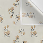 VINTAGE FLORAL NEUTRAL Wall Tapestry Gallery Image 3