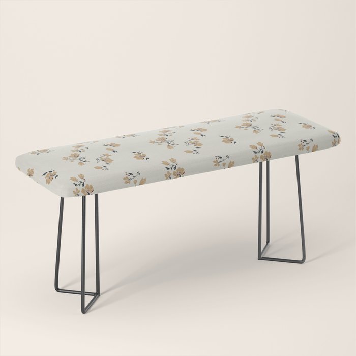 VINTAGE FLORAL NEUTRAL Bench Gallery Image 1