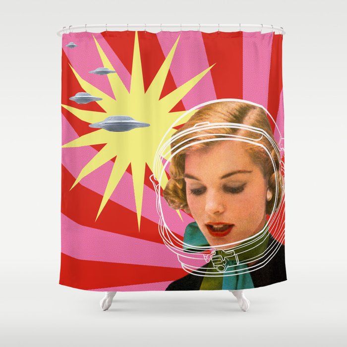 The Astronaut Shower Curtain Gallery Image 1