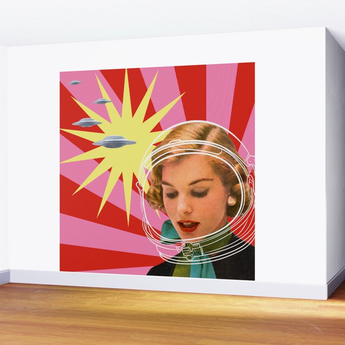The Astronaut Wall Mural Gallery Image 2