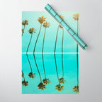 Palm Reflections Wrapping Paper Gallery Image 1