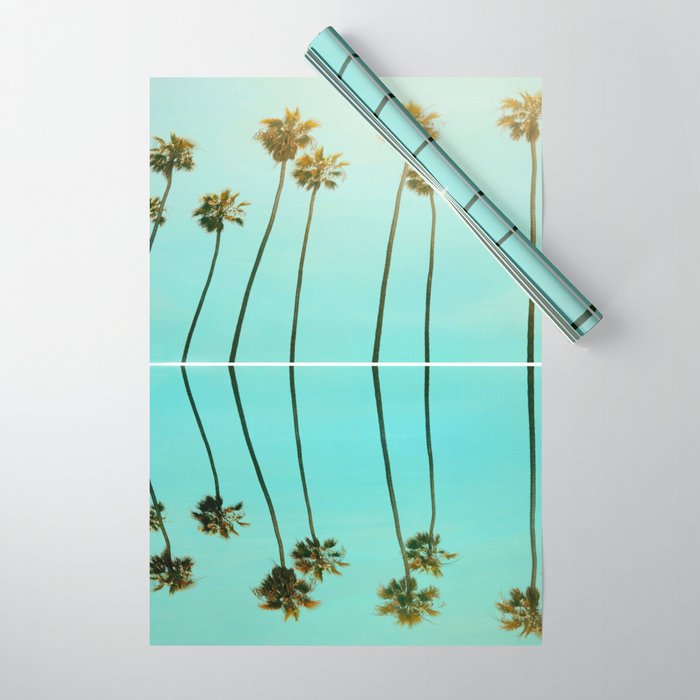 Palm Reflections Wrapping Paper Gallery Image 1