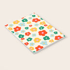 Colorful Ditzy Flowers  Notebook Gallery Image 3