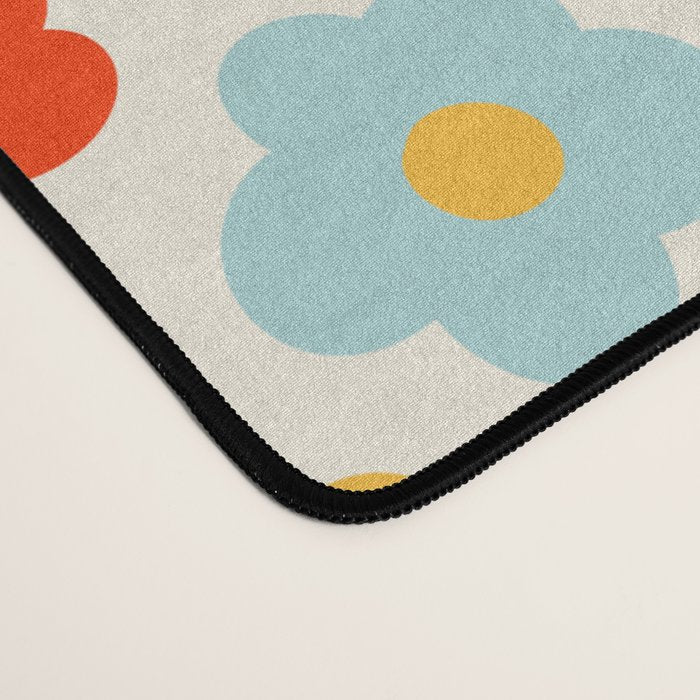 Colorful Ditzy Flowers  Desk Mat Gallery Image 4