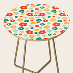 Colorful Ditzy Flowers  Side Table Gallery Image 2