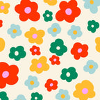 Colorful Ditzy Flowers  Coffee Mug Gallery Image 2