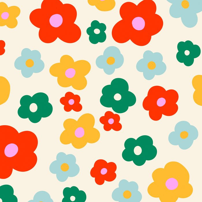 Colorful Ditzy Flowers  Coffee Mug Gallery Image 2