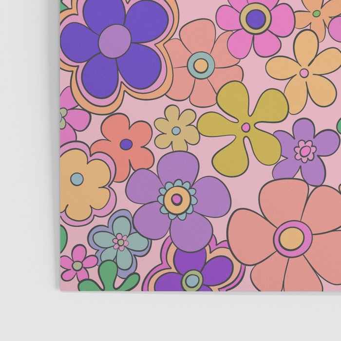 Pastel Retro Hippie Boho Rainbows and Sunshine Poster Poster Gallery Image 3