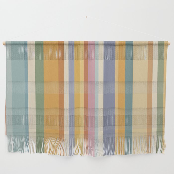 Classic Stripes VI - Vintage Pastel Wall Hanging Gallery Image 1
