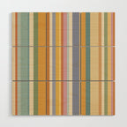 Classic Stripes VI - Vintage Pastel Wood Wall Art Gallery Image 1