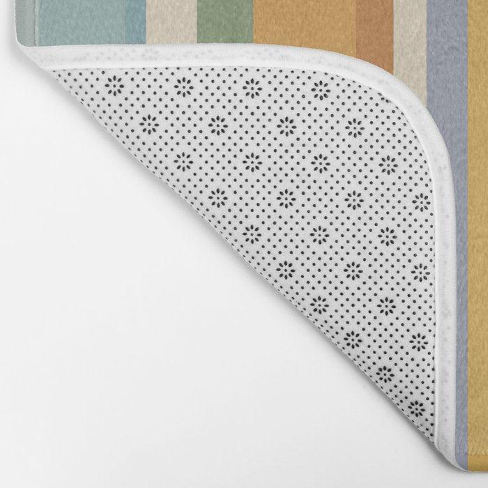 Classic Stripes VI - Vintage Pastel Bath Mat Gallery Image 2