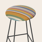 Classic Stripes VI - Vintage Pastel Stool Gallery Image 2