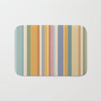 Classic Stripes VI - Vintage Pastel Bath Mat Gallery Image 1