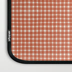Red White Gingham Check Laptop Sleeve Gallery Image 3