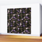 Skull and Rose Garden Wall Mural Gallery Image 2