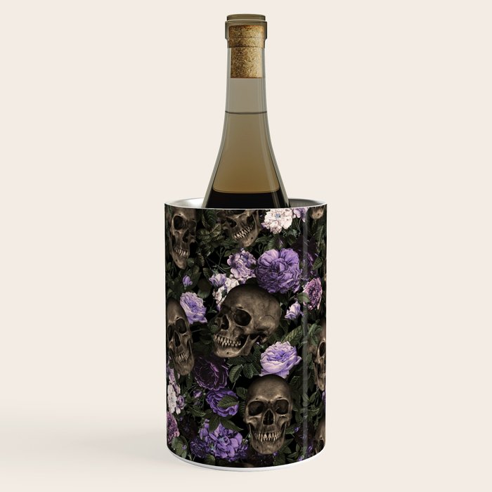 Skull and Rose Garden Wine Chiller Gallery Image 2