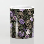 Skull and Rose Garden Coffee Mug Gallery Image 4