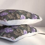 Skull and Rose Garden Pillow Sham Gallery Image 3