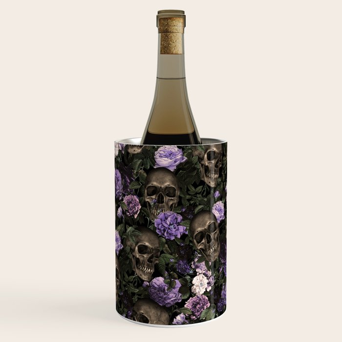 Skull and Rose Garden Wine Chiller Gallery Image 1