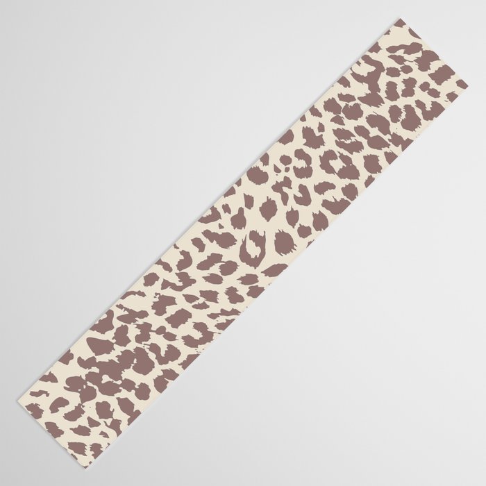 Light Tan Leopard Table Runner Gallery Image 3