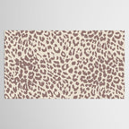Light Tan Leopard Tablecloth Gallery Image 2