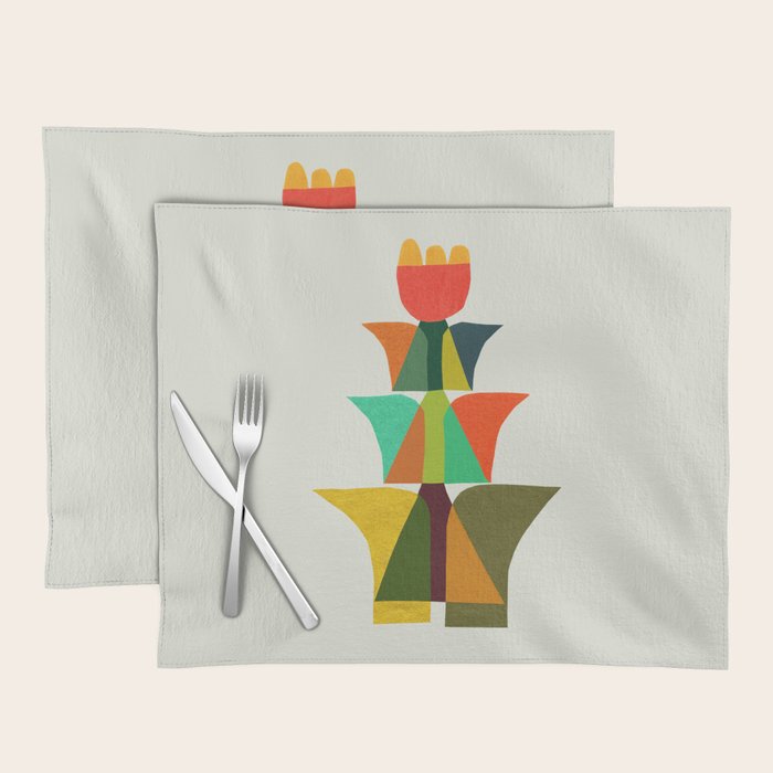 Whimsical bromeliad Placemat Gallery Image 1