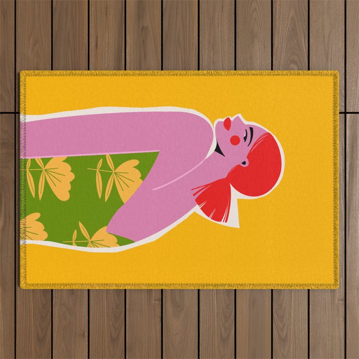 Pink Lady Outdoor Rug Gallery Image 1
