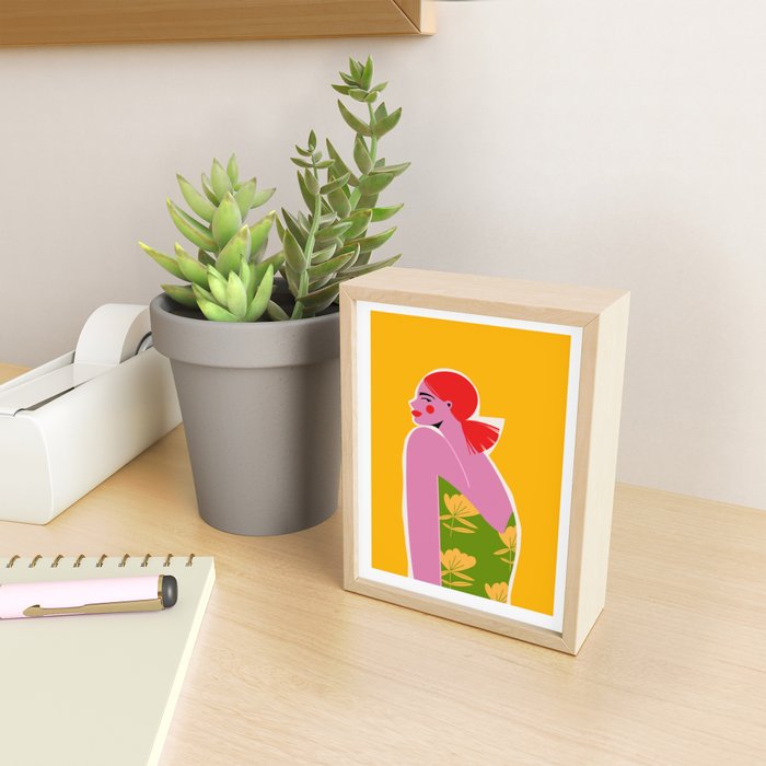 Pink Lady Mini Art Print Gallery Image 2