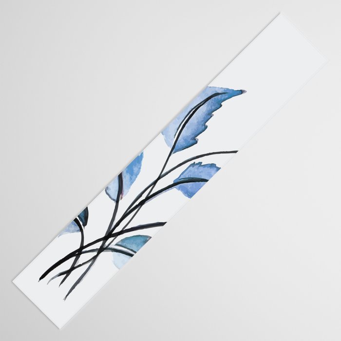 Blue leaves Table Runner Gallery Image 3