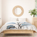 Blue leaves Duvet Cover Gallery Image 3
