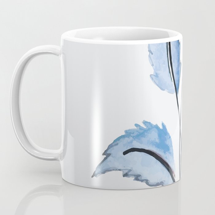 Blue leaves Coffee Mug Gallery Image 3