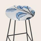 Blue leaves Stool Gallery Image 2