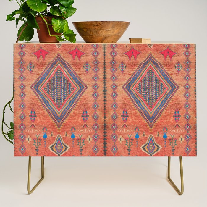 Vintage Moroccan Berber Crapet Credenza Gallery Image 1
