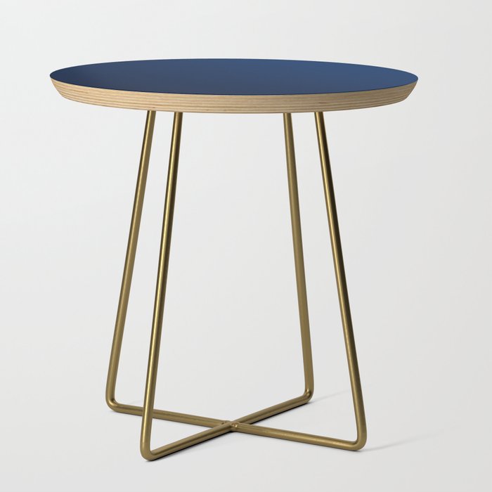 Deep Blue Ombre Elegant Side Table Gallery Image 1