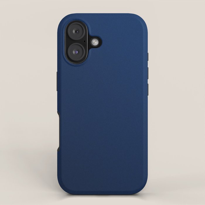 Deep Blue Ombre Elegant iPhone Case Gallery Image 1