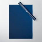 Deep Blue Ombre Elegant Wrapping Paper Gallery Image 1