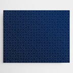 Deep Blue Ombre Elegant Jigsaw Puzzle Gallery Image 1