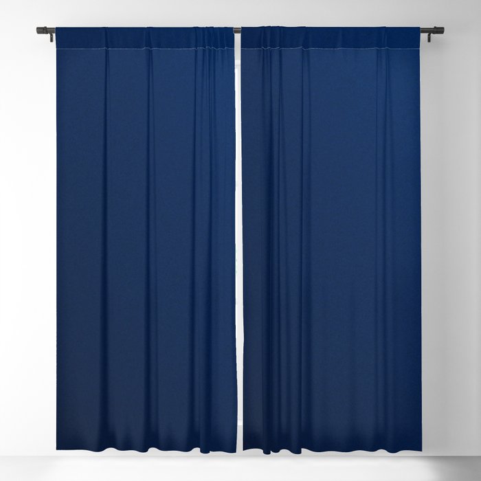 Deep Blue Ombre Elegant Window Curtain Gallery Image 5