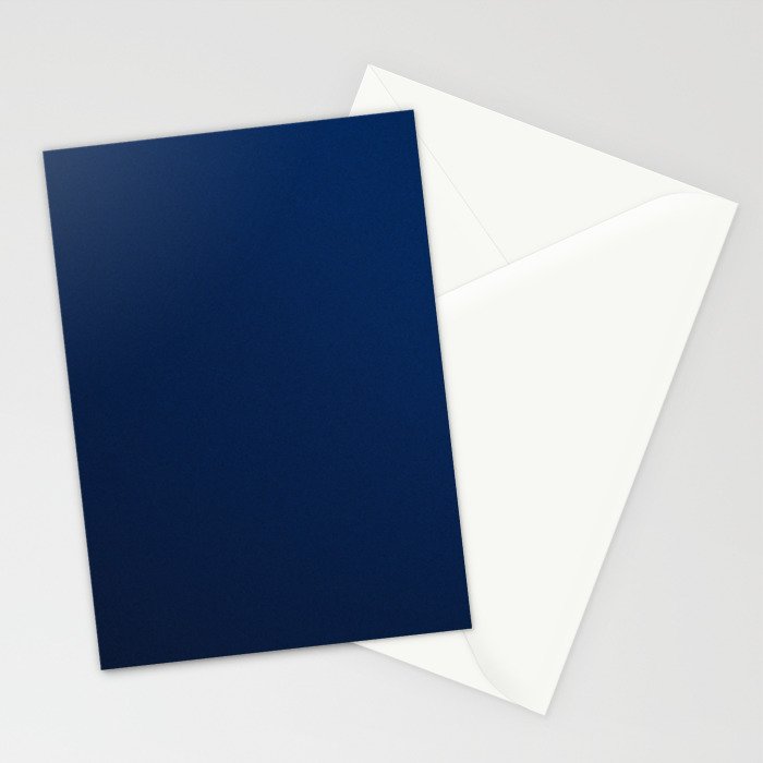 Deep Blue Ombre Elegant Stationery Card Gallery Image 2