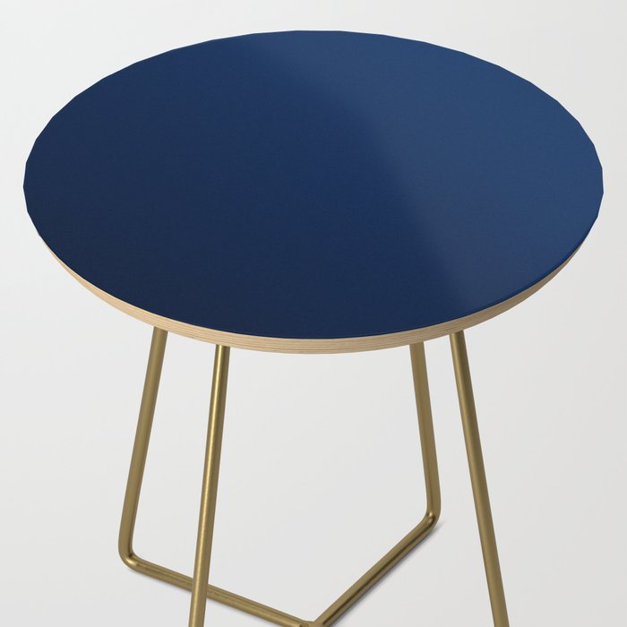 Deep Blue Ombre Elegant Side Table Gallery Image 2