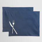 Deep Blue Ombre Elegant Placemat Gallery Image 1
