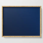 Deep Blue Ombre Elegant Serving Tray Gallery Image 1