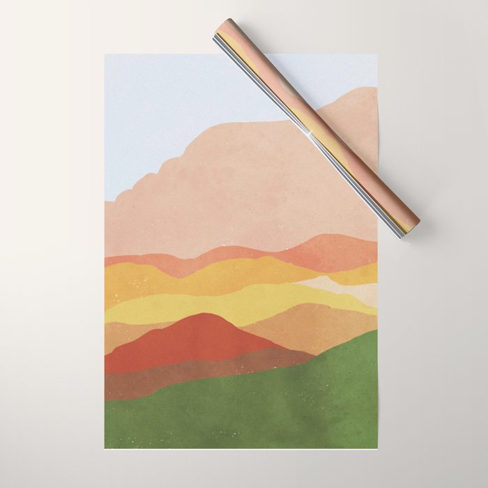 Landscape No3 Wrapping Paper Gallery Image 1