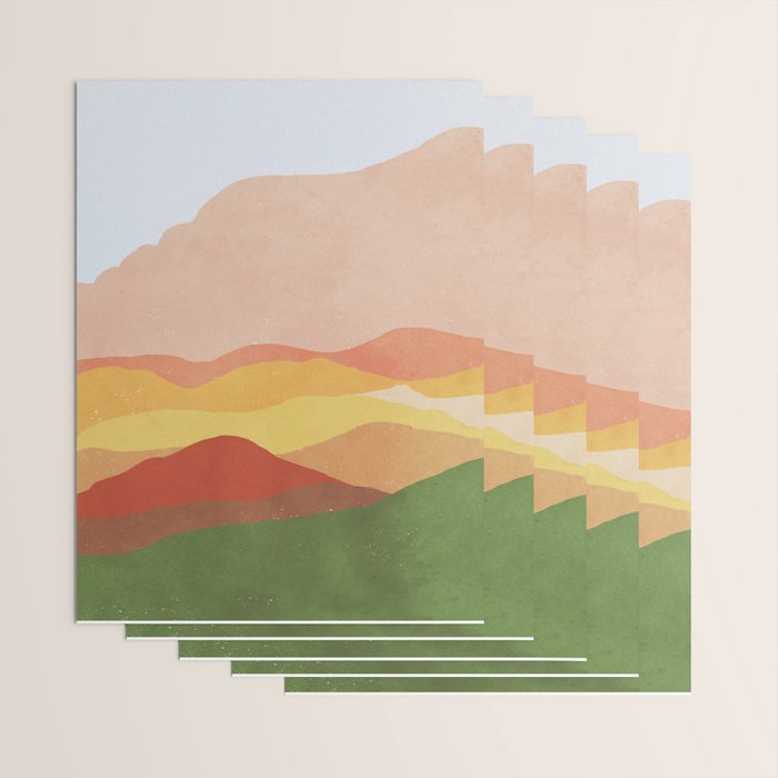 Landscape No3 Wrapping Paper Gallery Image 3