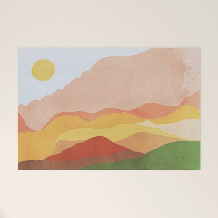 Landscape No3 Welcome Mat Gallery Image 1