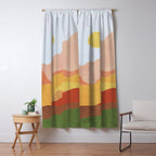 Landscape No3 Window Curtain Gallery Image 5